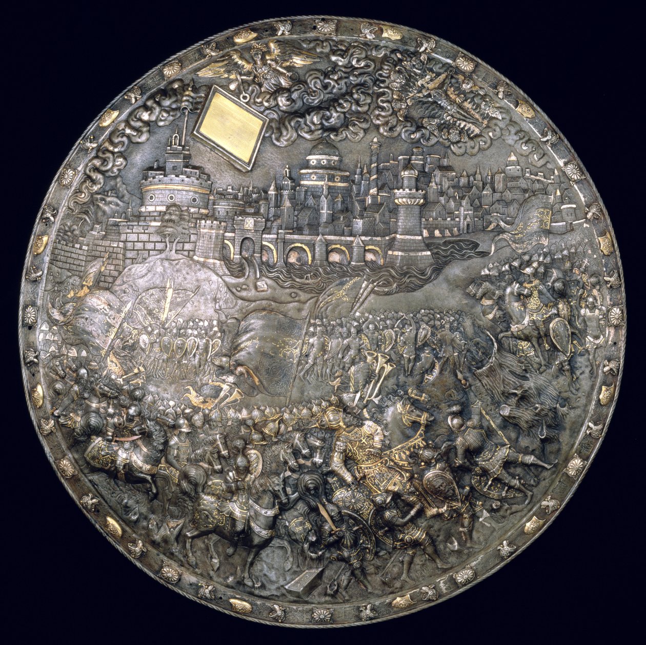 Escudo de la Fortuna del Rey Juan III Sobieski (1624-96) de Polish School