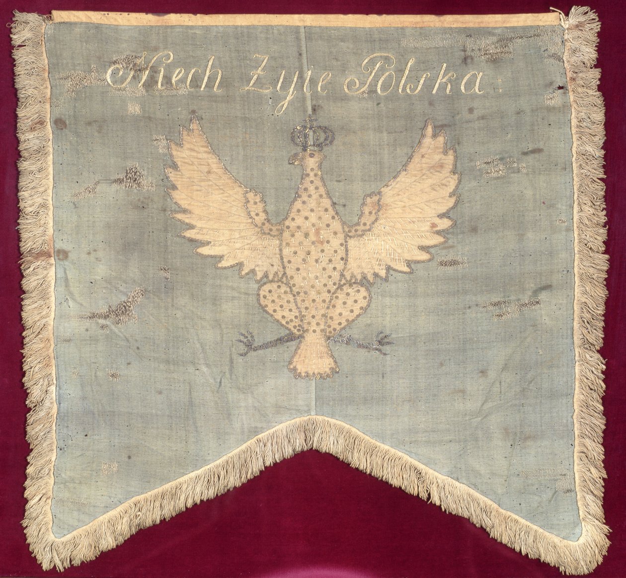 Estandarte de la época del Levantamiento de Tadeusz Kosciuszko (1746-1817) en 1794 de Polish School