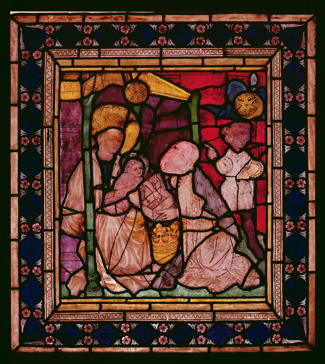 La Adoración de los Magos, 1430-40 de Polish School