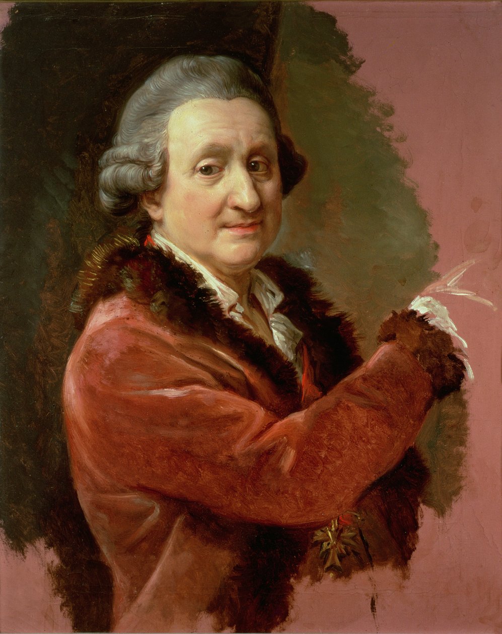 Autorretrato, 1773-87 de Pompeo Girolamo Batoni