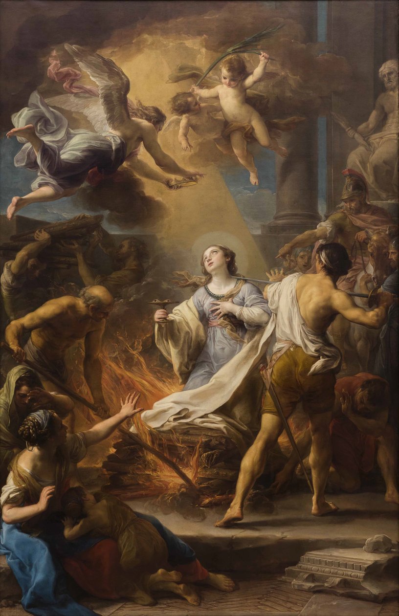 Martirio de Santa Lucía Pompeo Girolamo Batoni de Pompeo Batoni