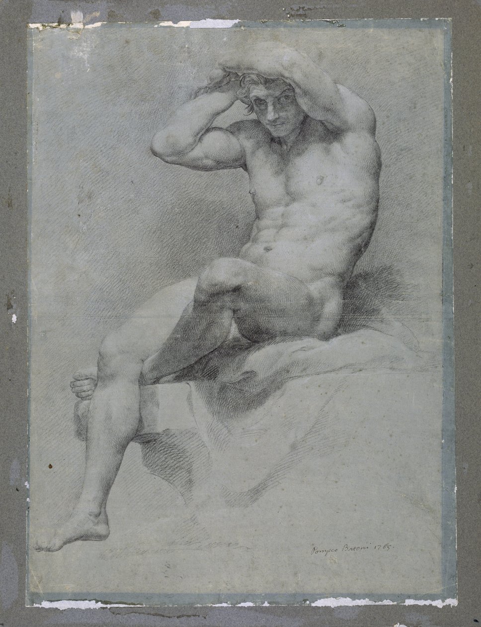 Desnudo académico de Pompeo Girolamo Batoni