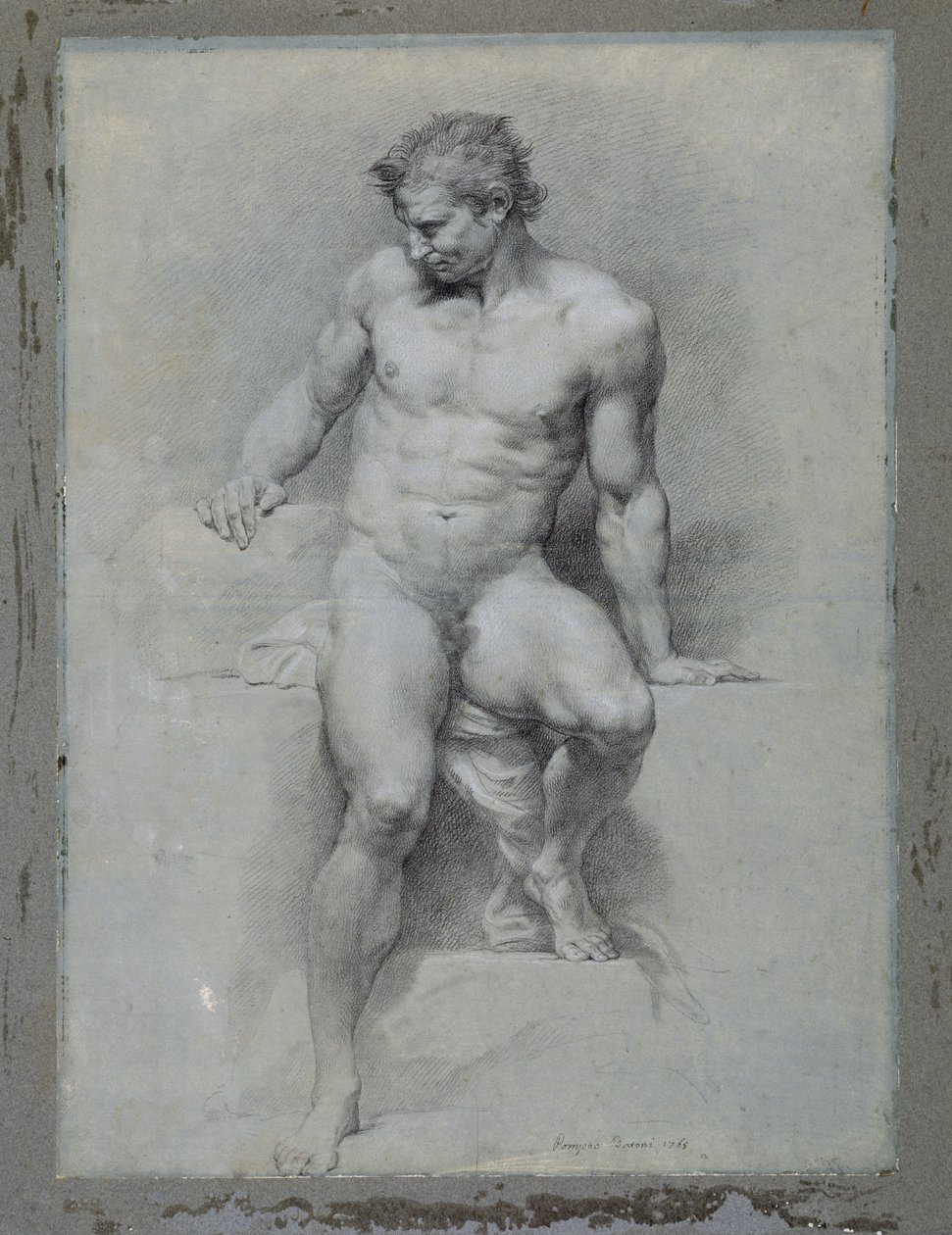 Desnudo académico de Pompeo Girolamo Batoni