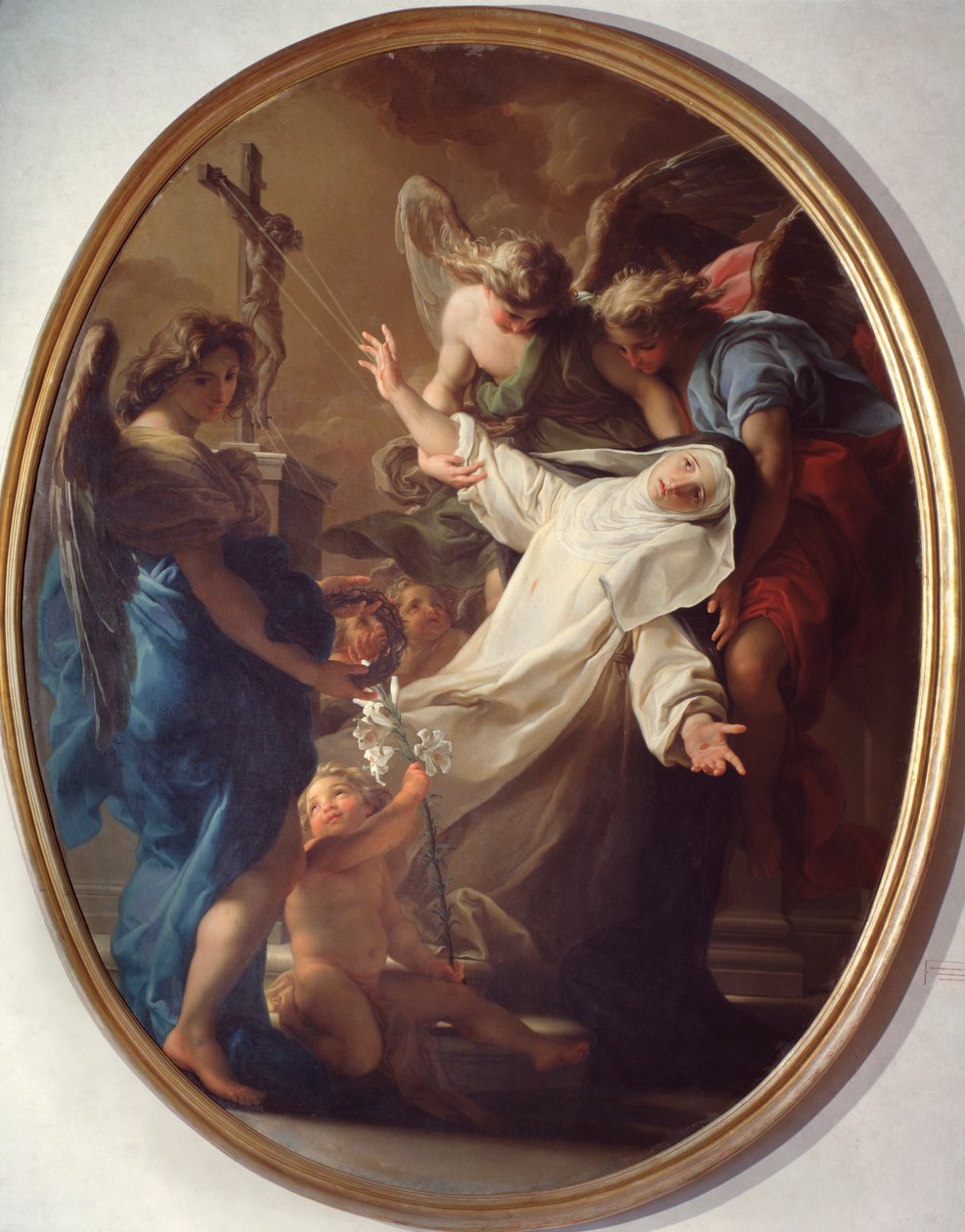 Éxtasis de Santa Catalina de Siena de Pompeo Girolamo Batoni