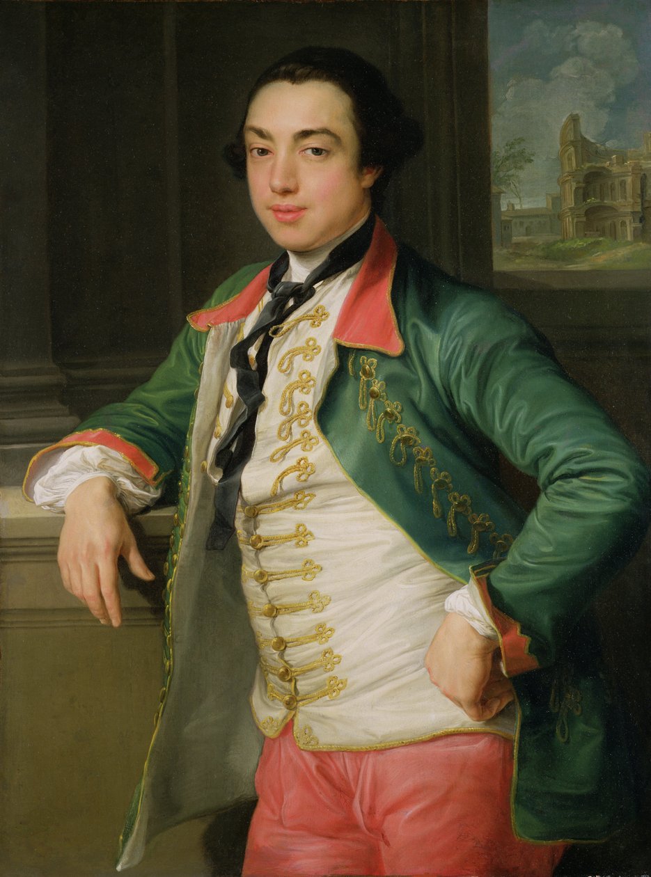 James Caulfield, 4º Vizconde Charlemont (luego 1º Conde de Charlemont) de Pompeo Girolamo Batoni