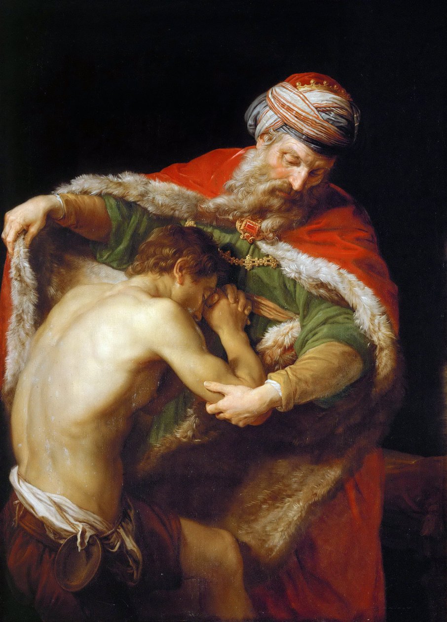 La parábola del hijo pródigo de Pompeo Girolamo Batoni