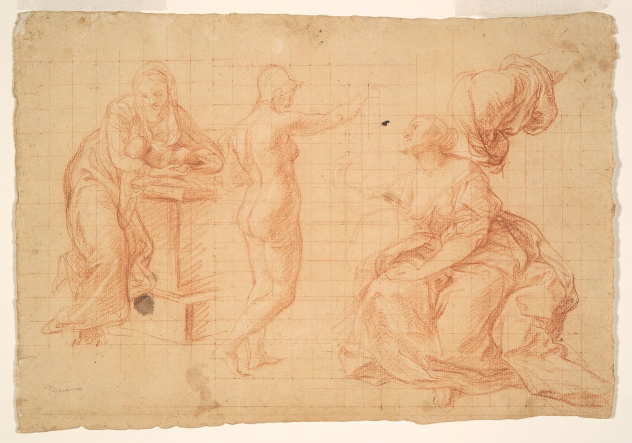 Estudios para de Pompeo Girolamo Batoni