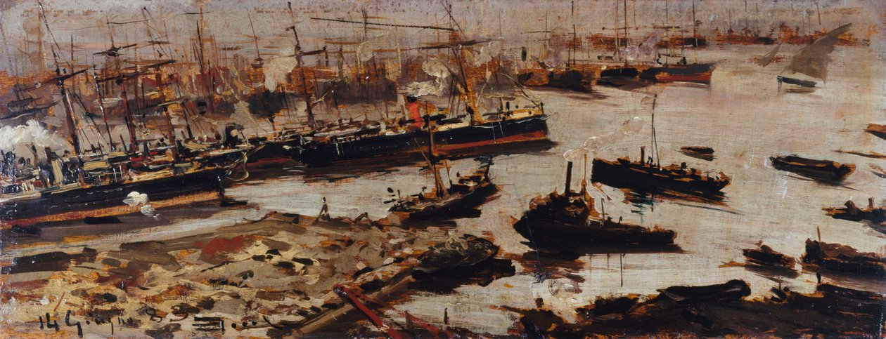 Puerto de Génova de Pompeo Mariani