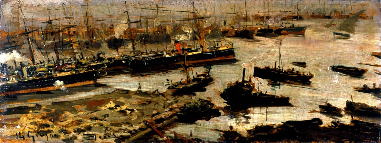 Puerto de Génova de Pompeo Mariani