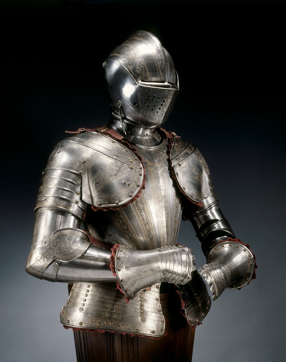 Media armadura para el torneo a pie, c.1590 de Pompeo della Cesa
