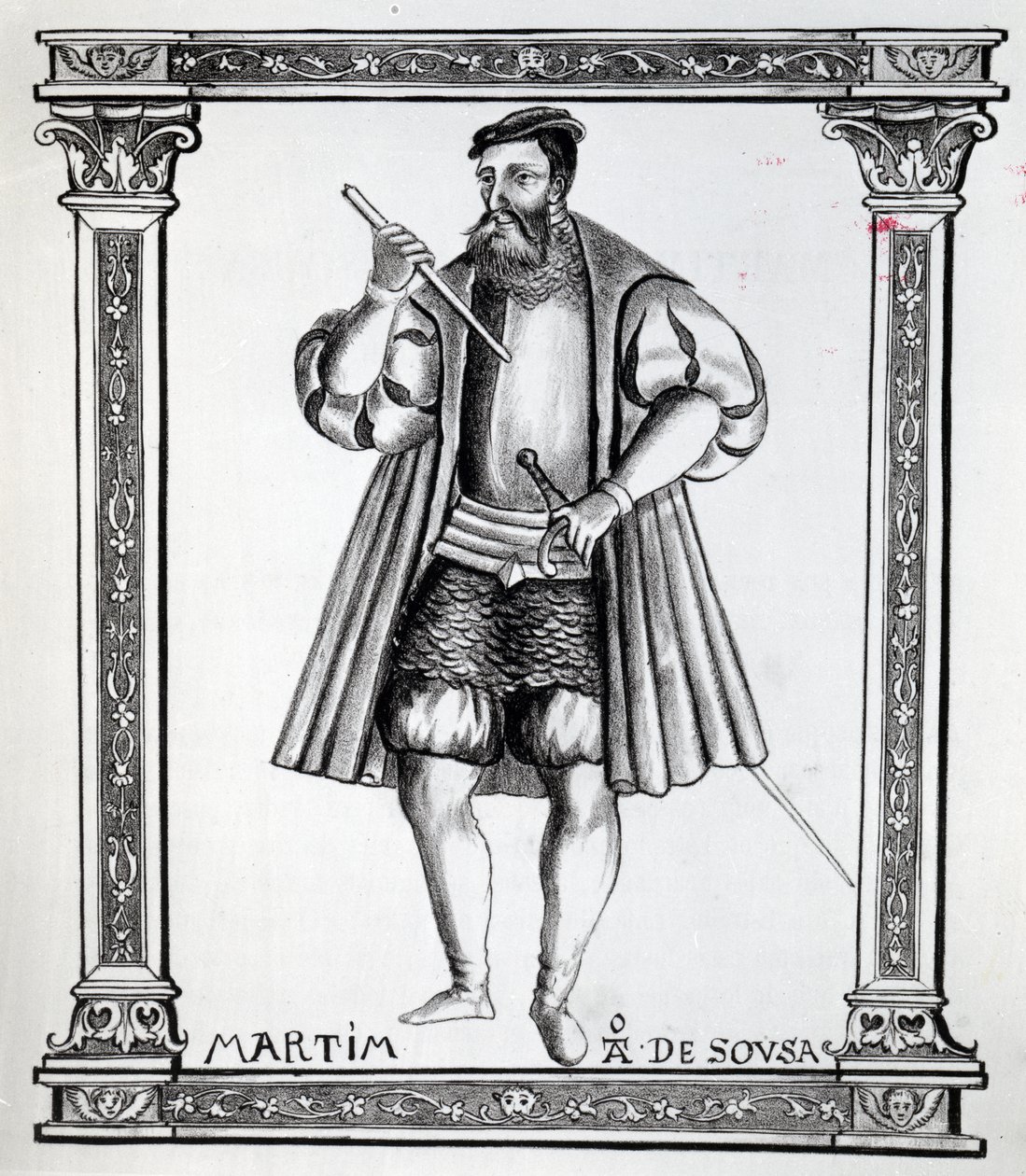 Martim da Sousa, ilustración de 