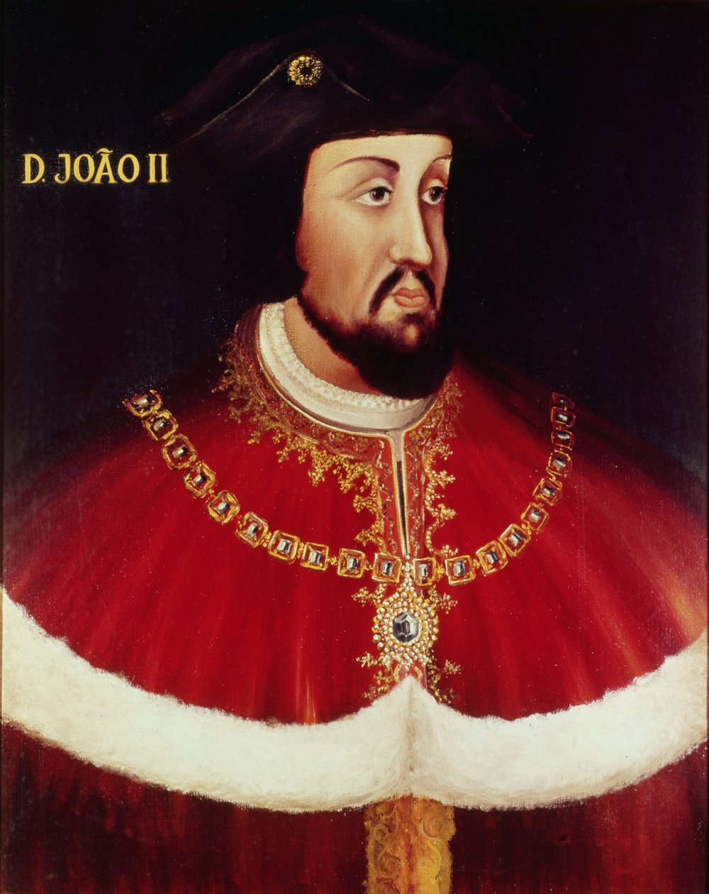 Retrato de Juan II de Portugal (1455-95) de Portuguese School