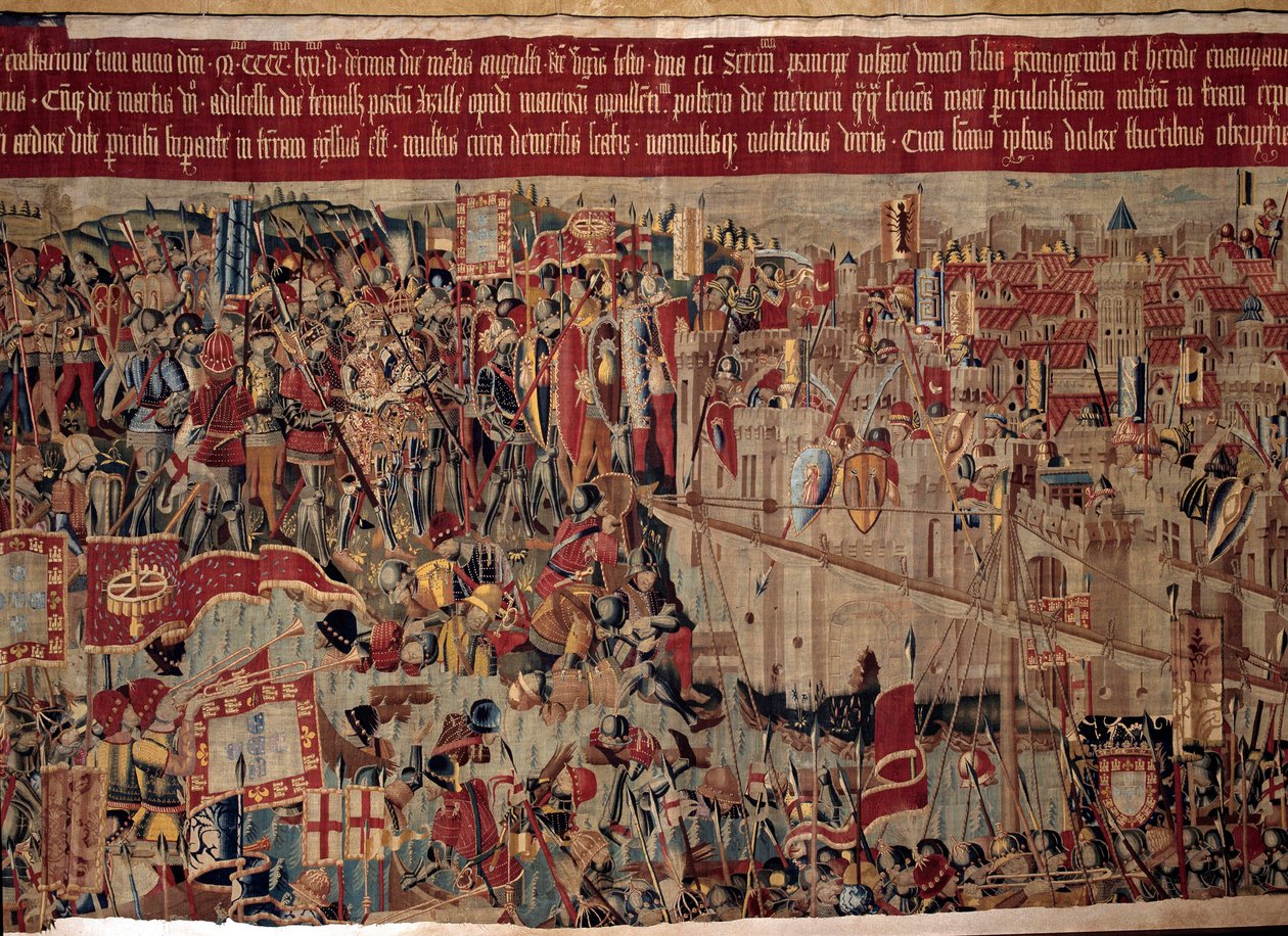 Conquista de África: “La captura de Asilah (Arzila) en Marruecos en 1471 por la flota portuguesa” de Portuguese School