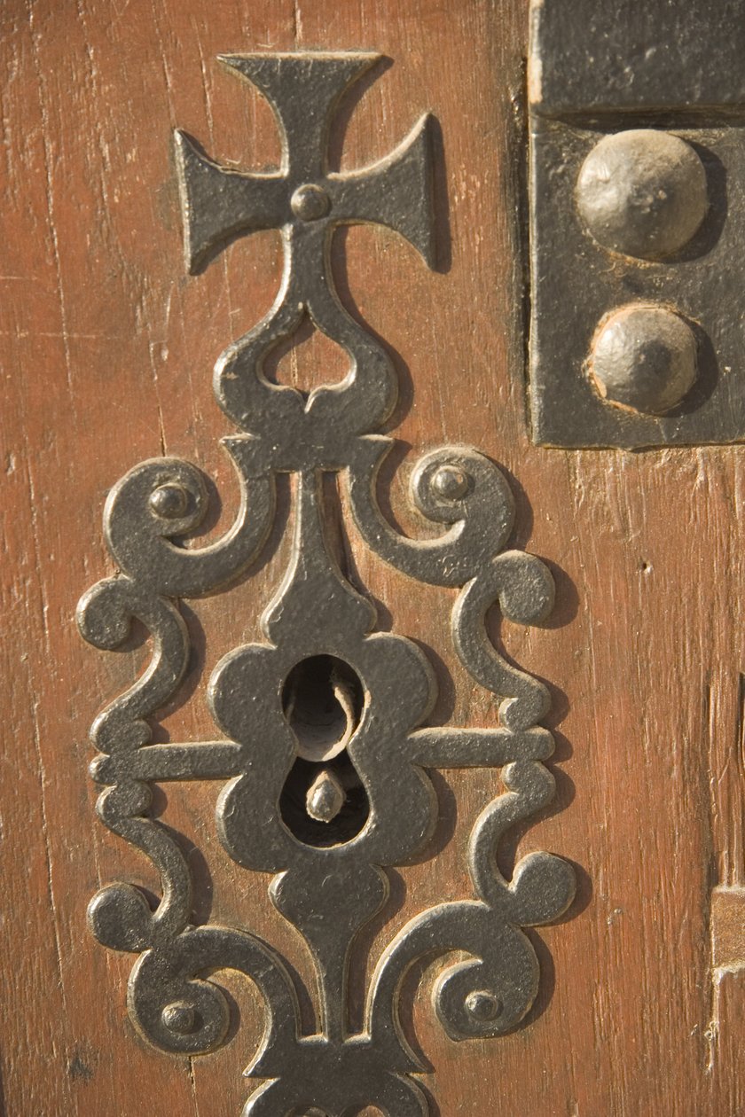 Cerradura decorativa, distrito de Alfama de Portuguese School