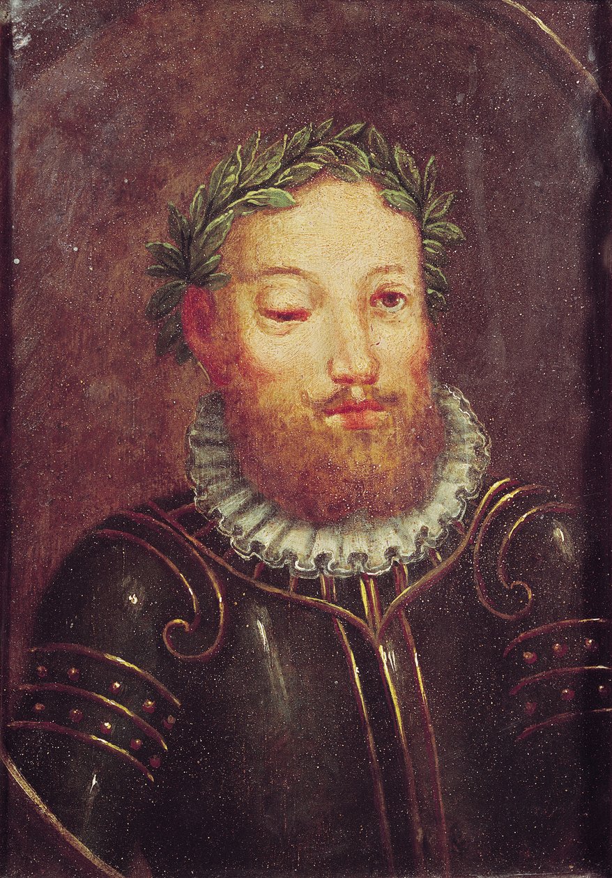 Retrato de Luis Vaz de Camoes (c.1524-80) siglo XVI-XVII de Portuguese School