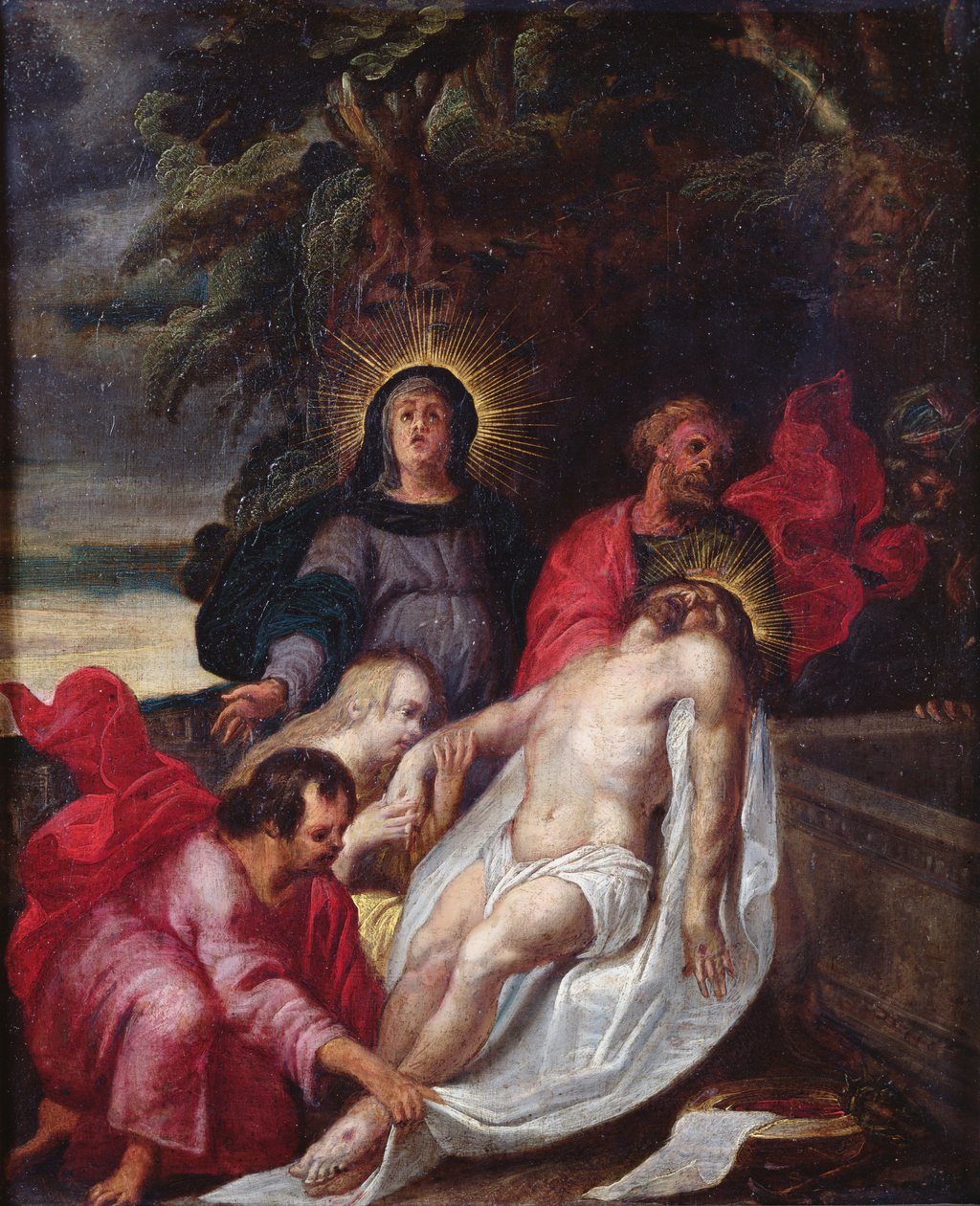 El Entierro de Cristo, 1699 de Portuguese School