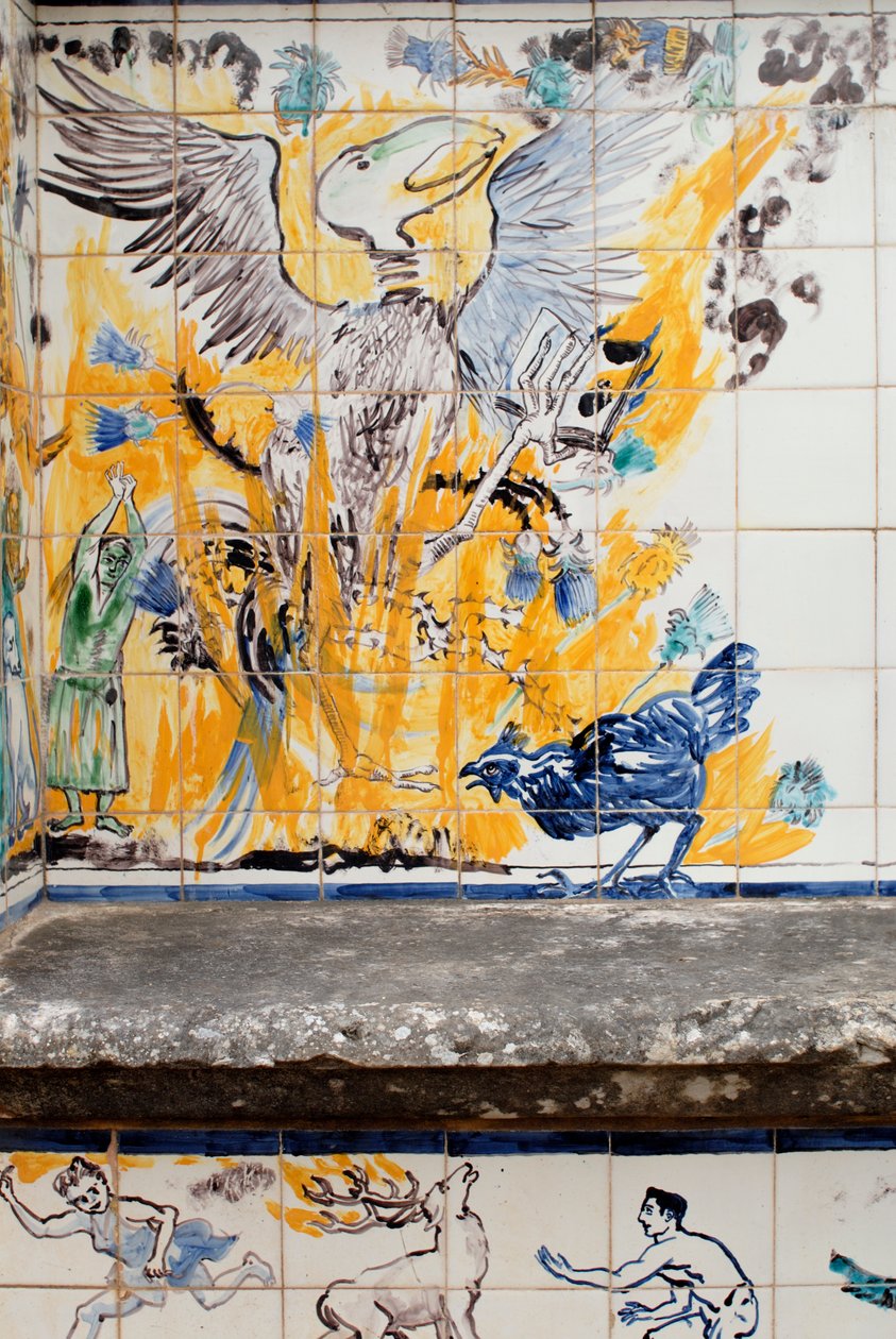 Banco de azulejos de Portuguese School