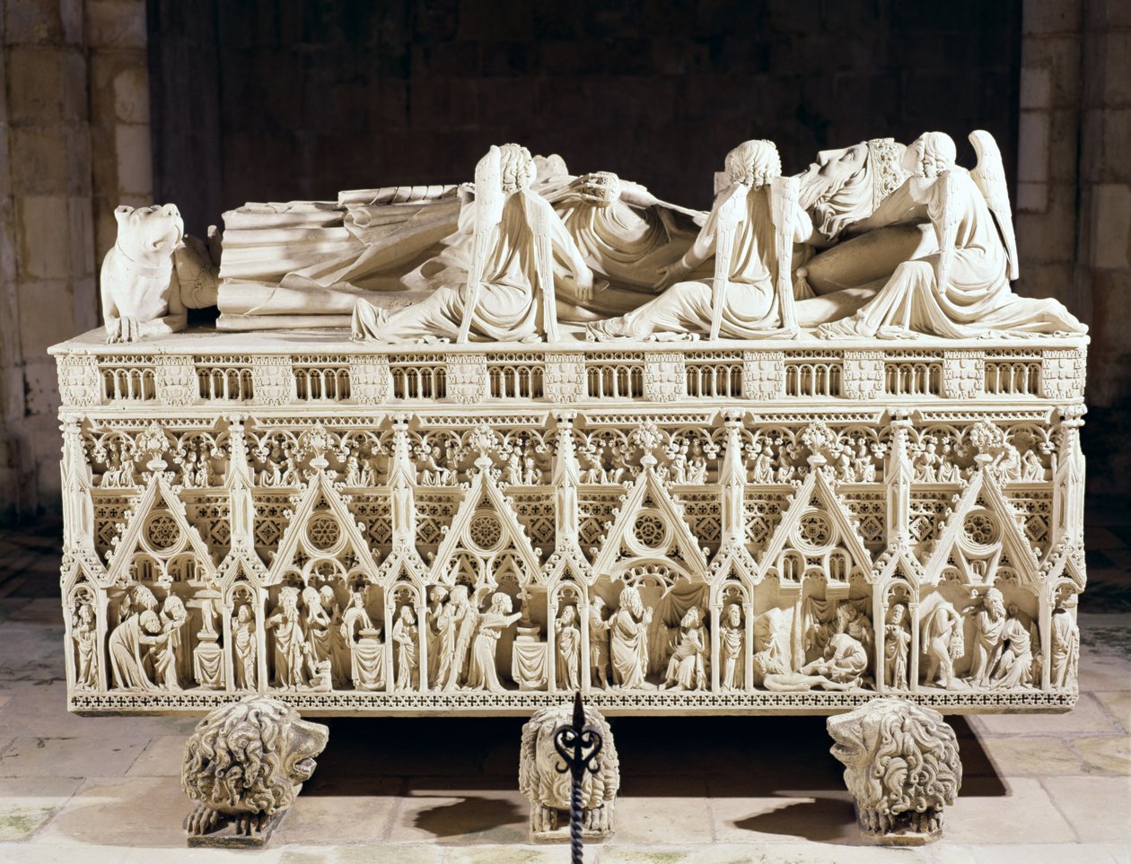 Tumba de Pedro I (1320-67) Rey de Portugal de Portuguese School