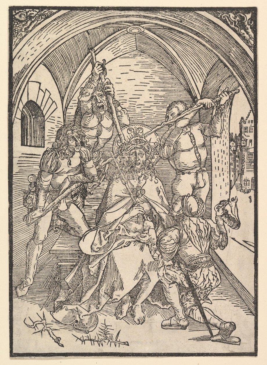 Cristo coronado de espinas, ca. 1500 de Possibly Albrecht Dürer