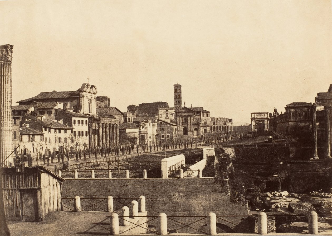 El Foro, Roma, 1853-56 de Possibly by Jane Martha St. John.