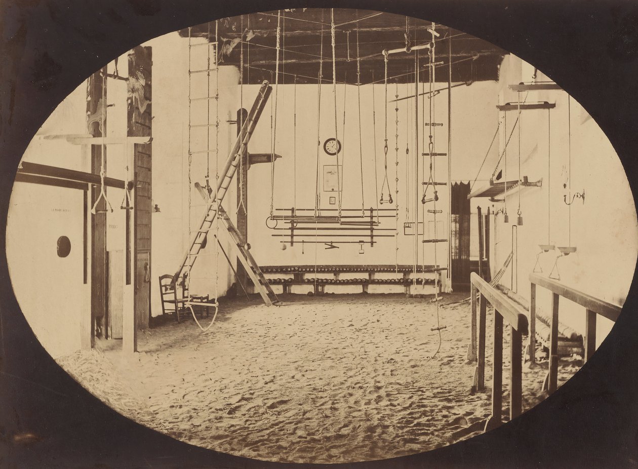 Gimnasio López, de Sevilla, ca. 1860 de Possibly by Luigi Pesce.