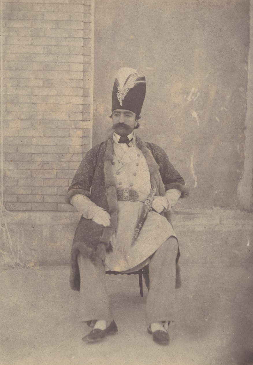 Naser al-Din Shah, ca. 1855-58 de Possibly by Luigi Pesce.