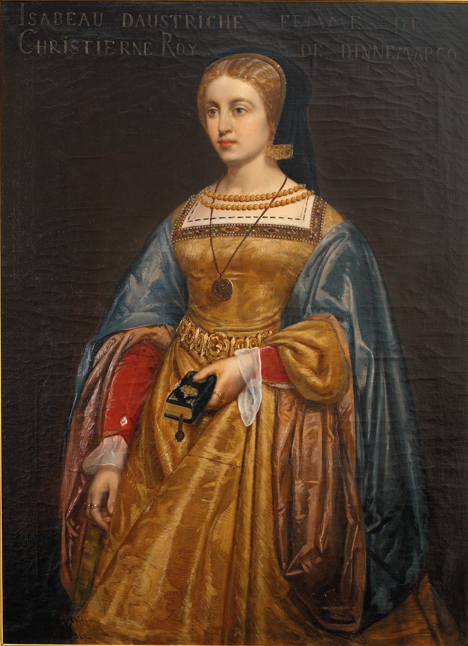 Elisabeth, reina de Christian II de Poul Hagelstein