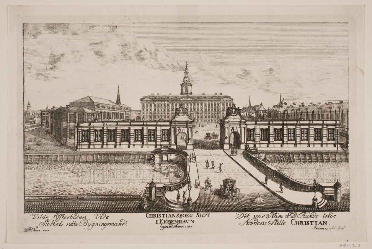 Castillo de Christiansborg de Poul Isac Grønvold