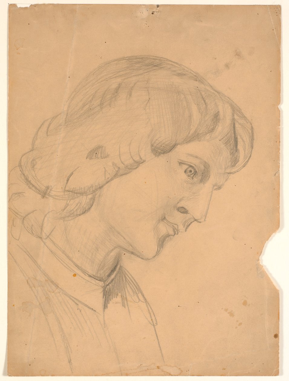 Cabeza. Estudio para ángel de Poul S. Christiansen
