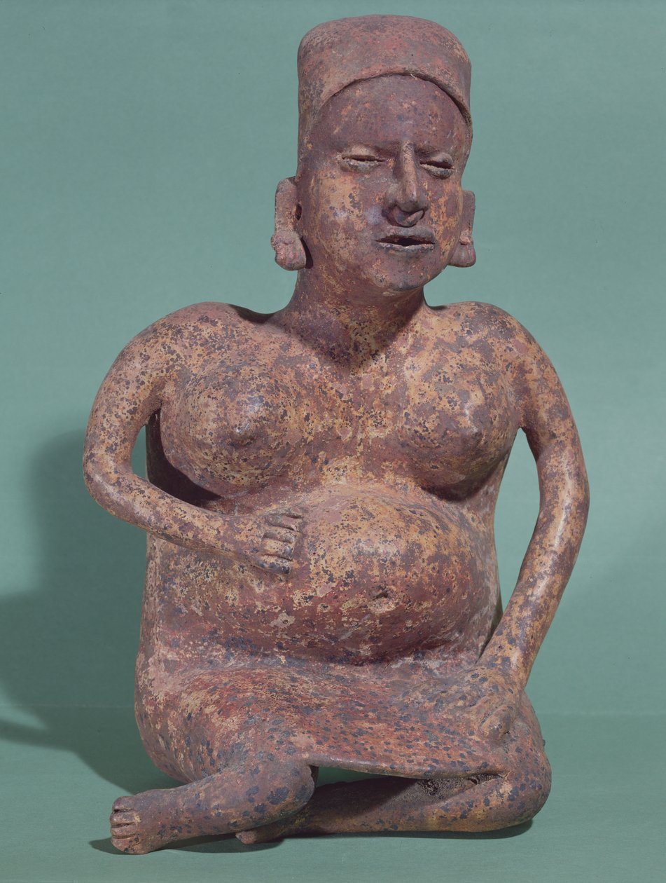 Mujer embarazada (cerámica) de Pre Columbian