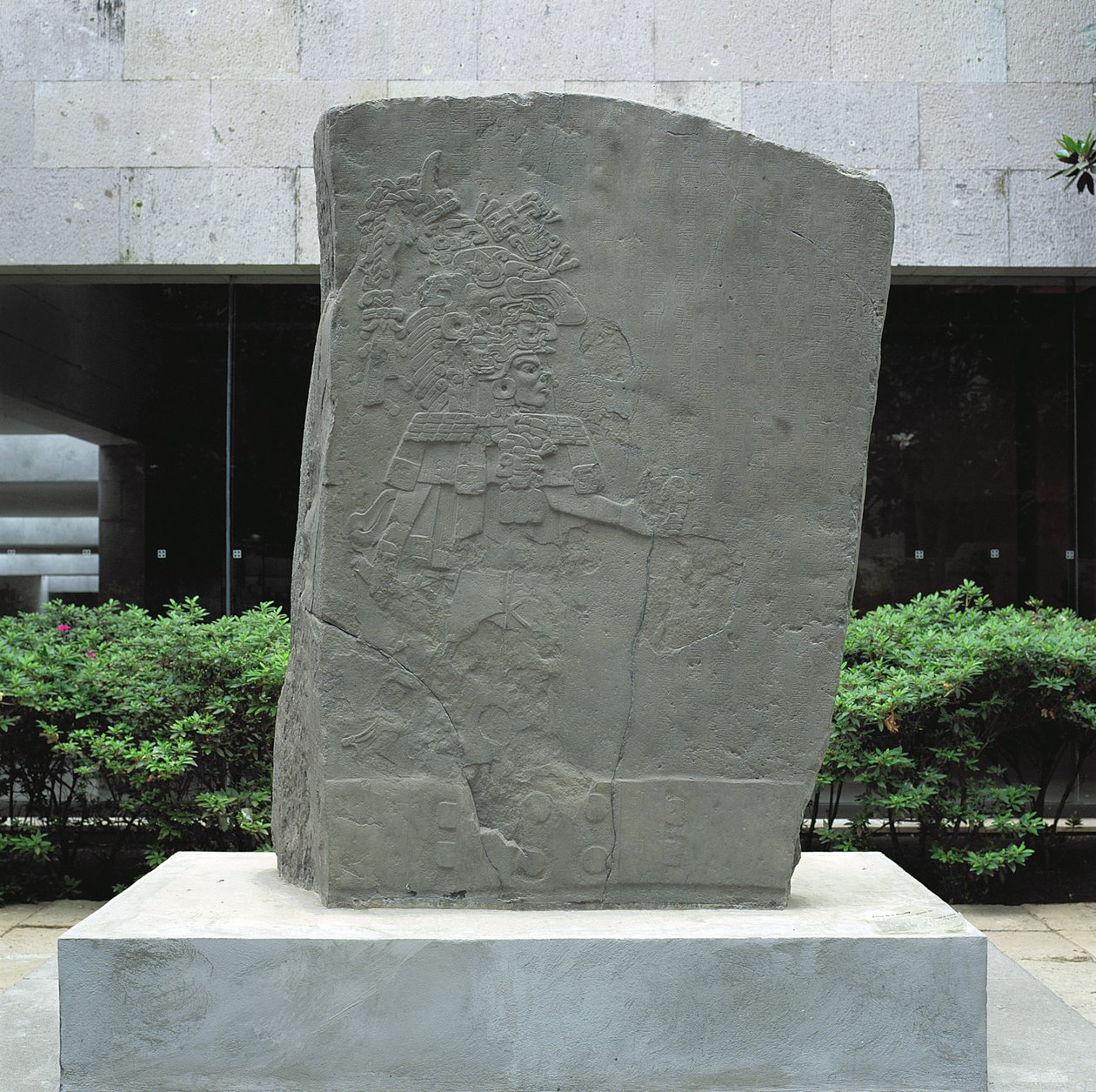 La Estela de La Mojarra, estela 1, período preclásico tardío, c.143-156 d.C., Veracruz, México de Pre Columbian