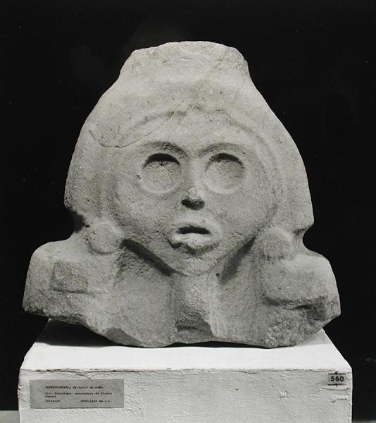 Cabeza de Centeocihuatl, Diosa del Maíz, Huasteca, c.1000-1250 de Pre Columbian Pre Columbian