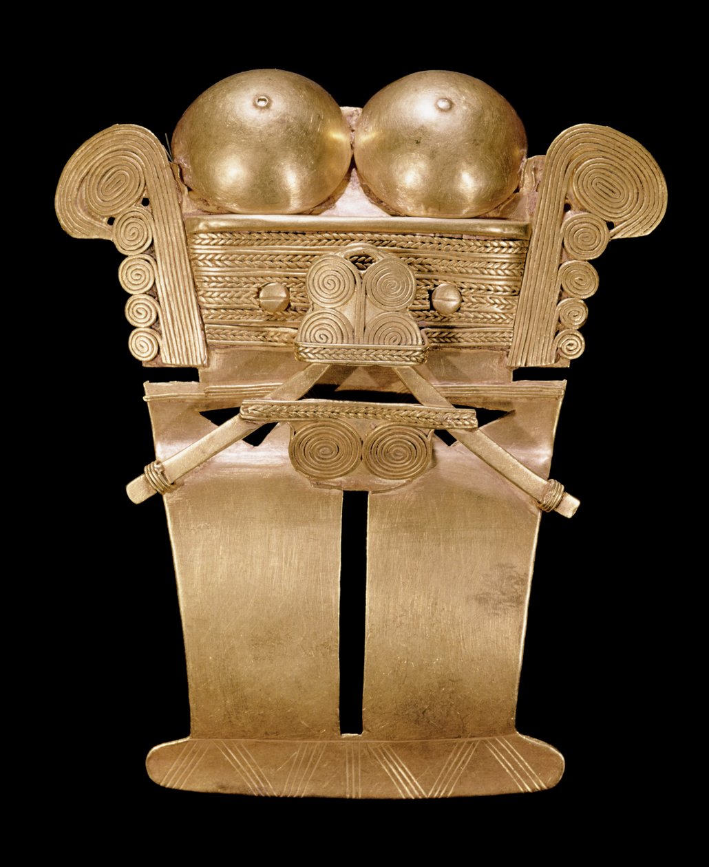 Pectoral antropomorfo, estilo Darién de Pre Columbian Pre Columbian