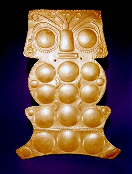 Pectoral de las cabeceras del río Sinú, posiblemente estilo Calima de Pre Columbian Pre Columbian