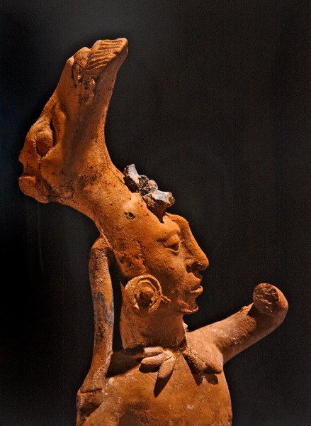 Detalle de un jugador de pelota, Cultura Jaina de Pre Columbian Pre Columbian