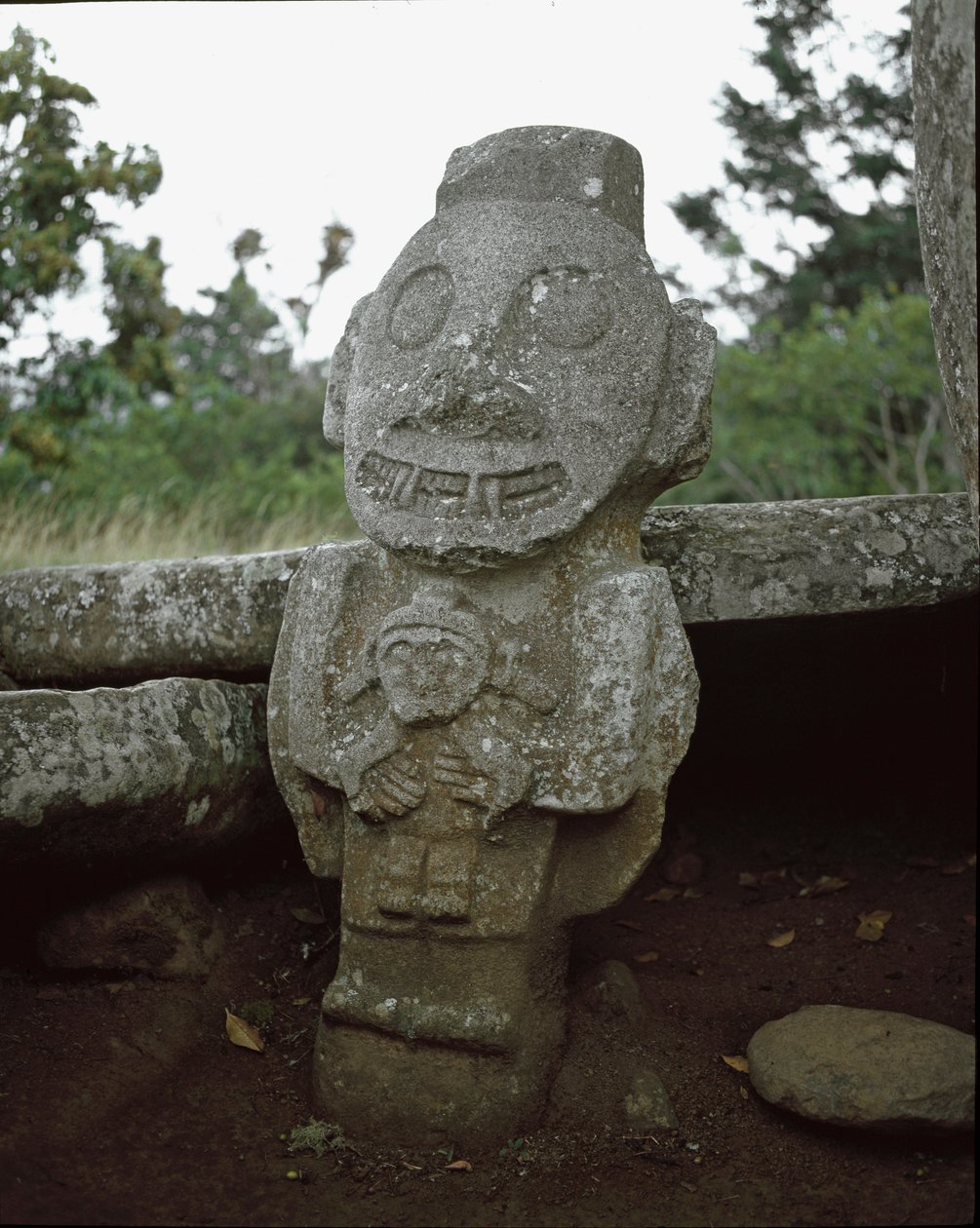 Escultura megalítica de la diosa de la fertilidad de Pre Columbian Pre Columbian