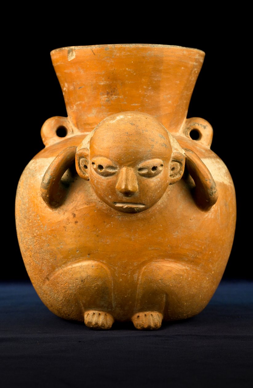 Jarrón portador / Arte precolombino (terracota) de Precolombian Precolombian