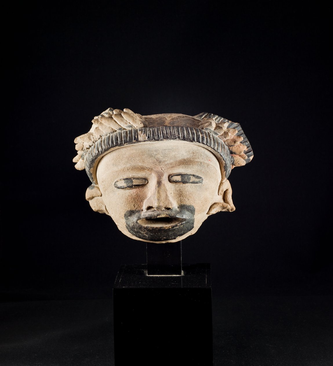Estatuilla de cabeza / México, cultura Totanaque (terracota) de Precolombian Precolombian