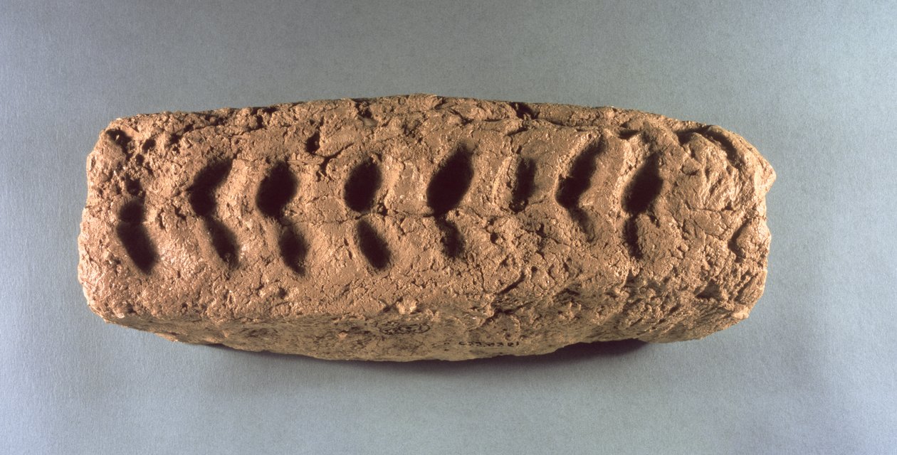 Fragmento prehistórico de Jericó (ladrillo de barro) de Prehistoric