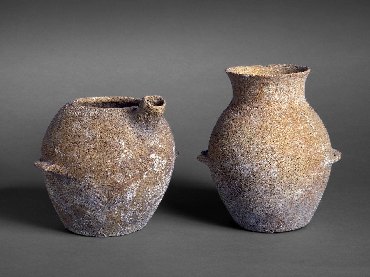 Jarras prehistóricas de la Tumba P12, Jericó de Prehistoric