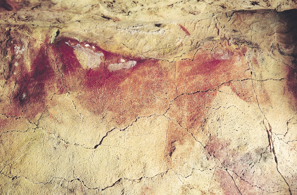 Representación de un animal, c.15000 a.C. (pintura rupestre) de Prehistoric