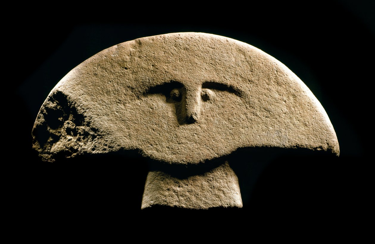 Arte prehistórico: figura esculpida en la Edad del Hierro de Prehistoric Prehistoric