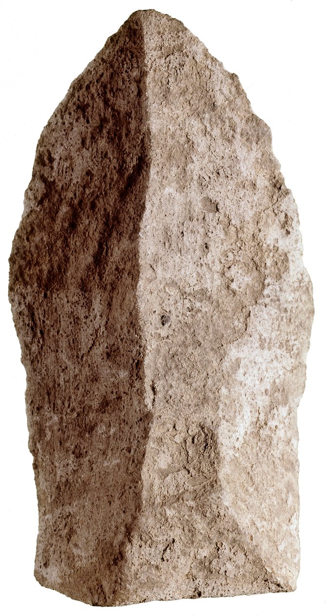 Piedra de la época mesolítica. De Quintana. Posada, La Riera (foto) de Prehistoric Prehistoric