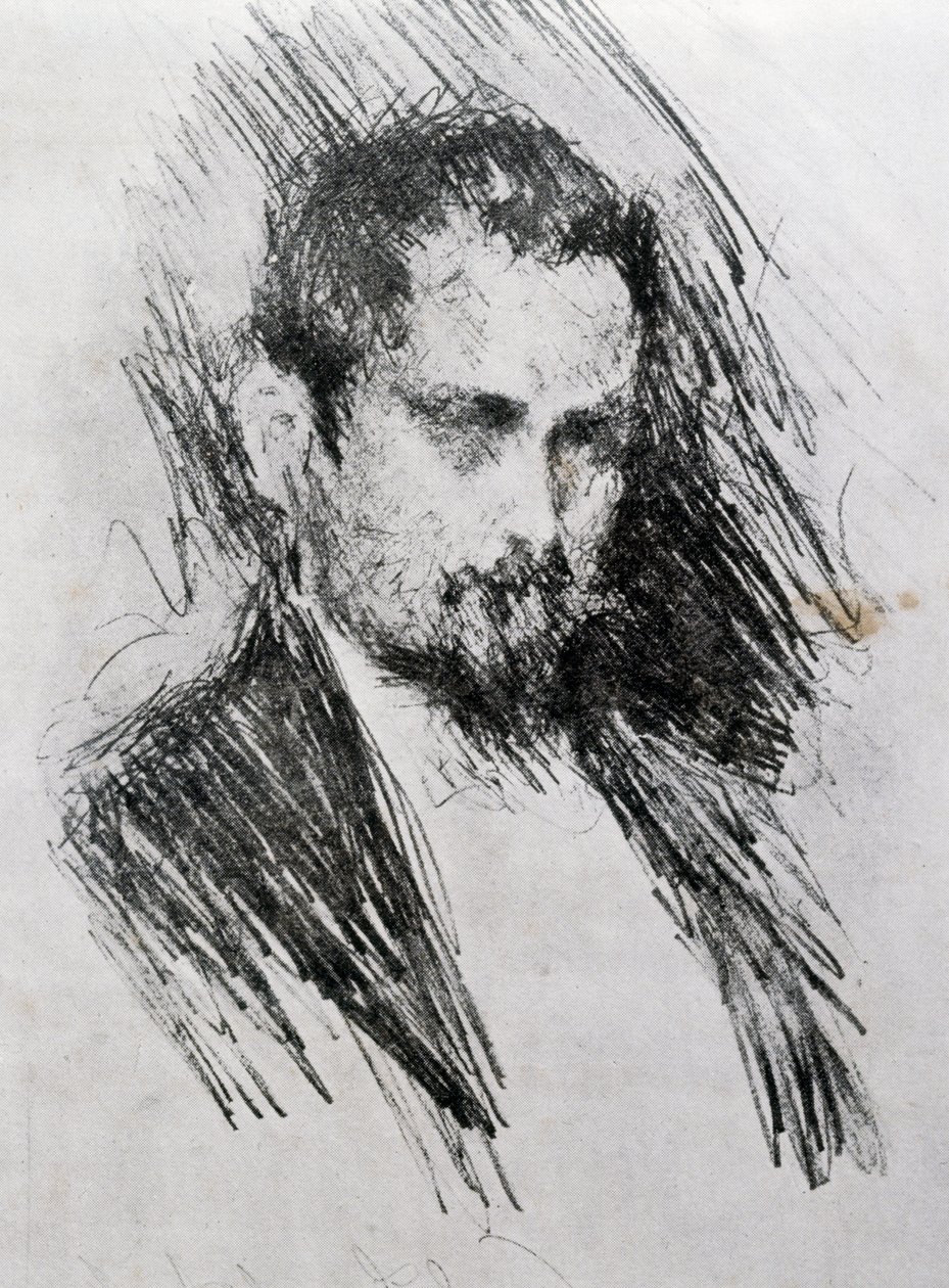 Retrato de Luigi Illica de Prince Paul Petrovic Troubetzkoy