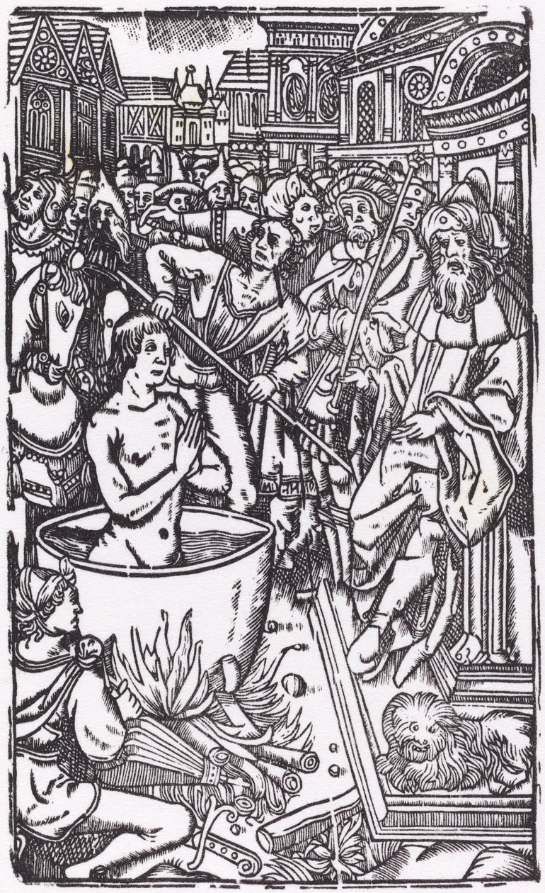 El martirio de un santo de Probably French 16th Century