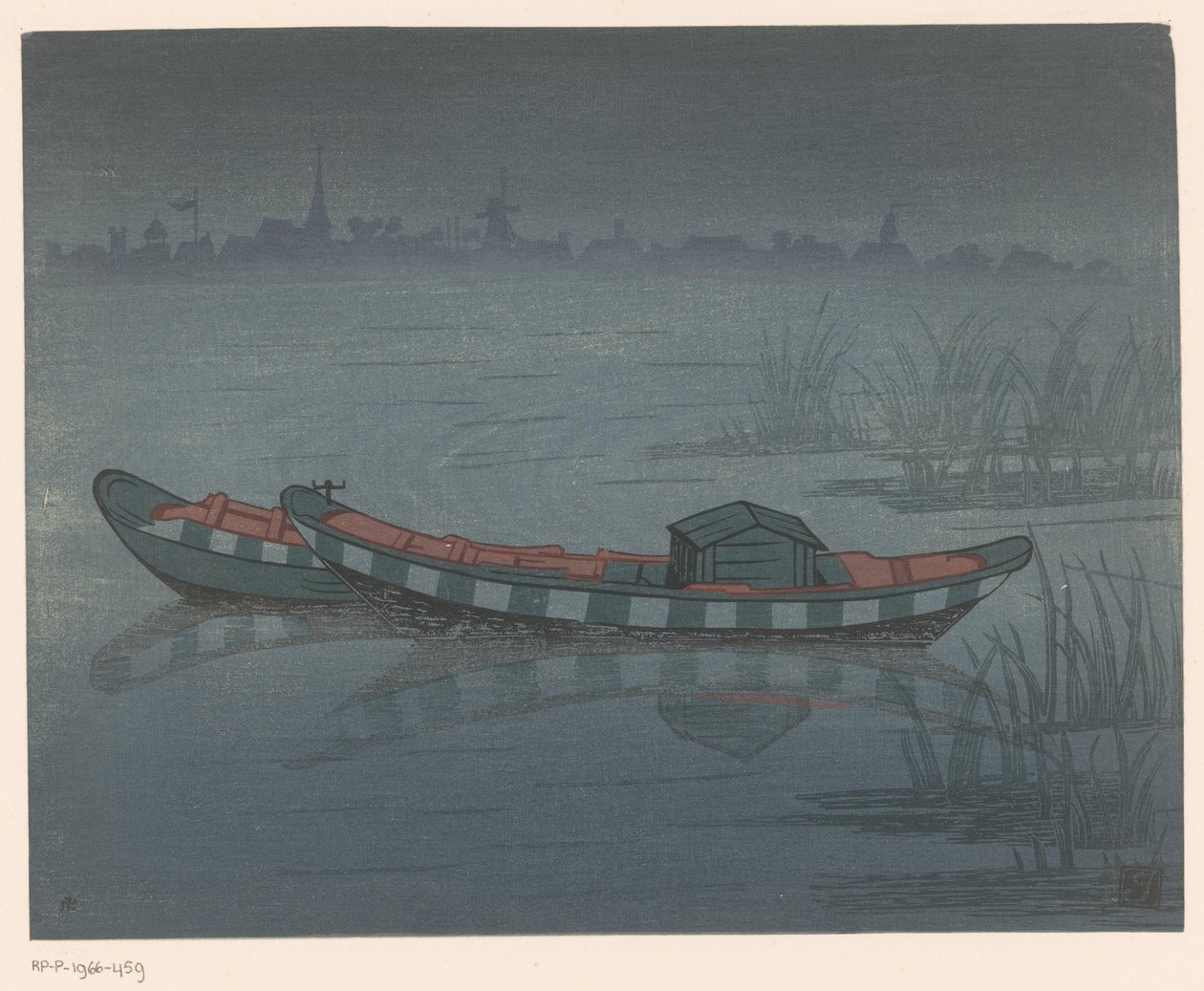 Dos botes de remos de Prosper Alphonse Isaac