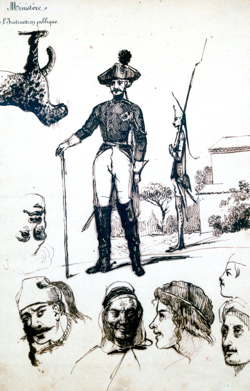 Estudio, Armadura de un soldado, c1823-1870 de Prosper Merimee