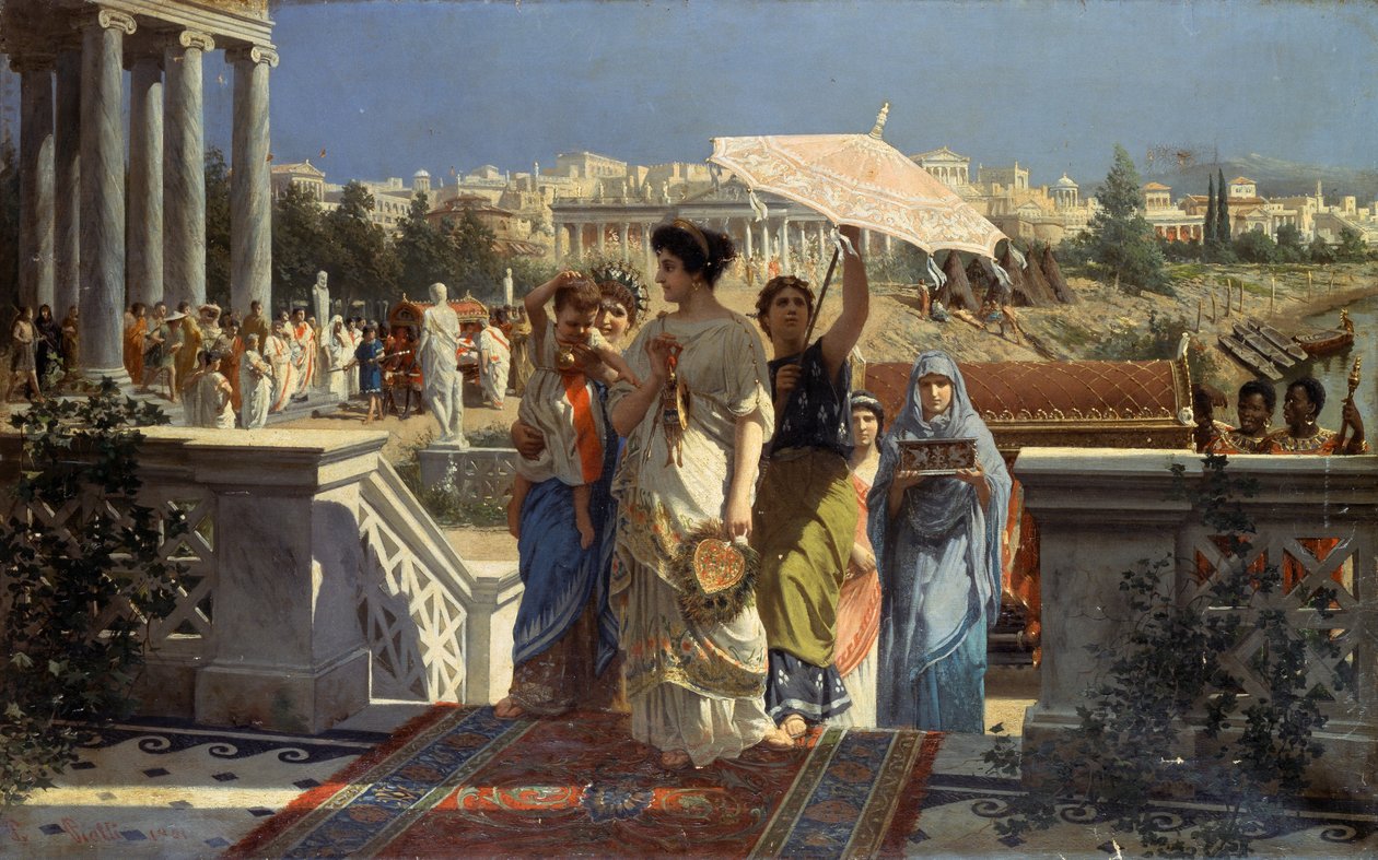 Escena de la antigua Roma de Prospero Piatti
