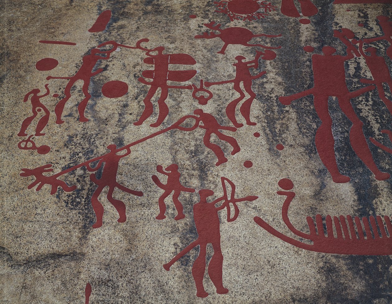 Escenas de caza (pintura rupestre) de Protohistoric
