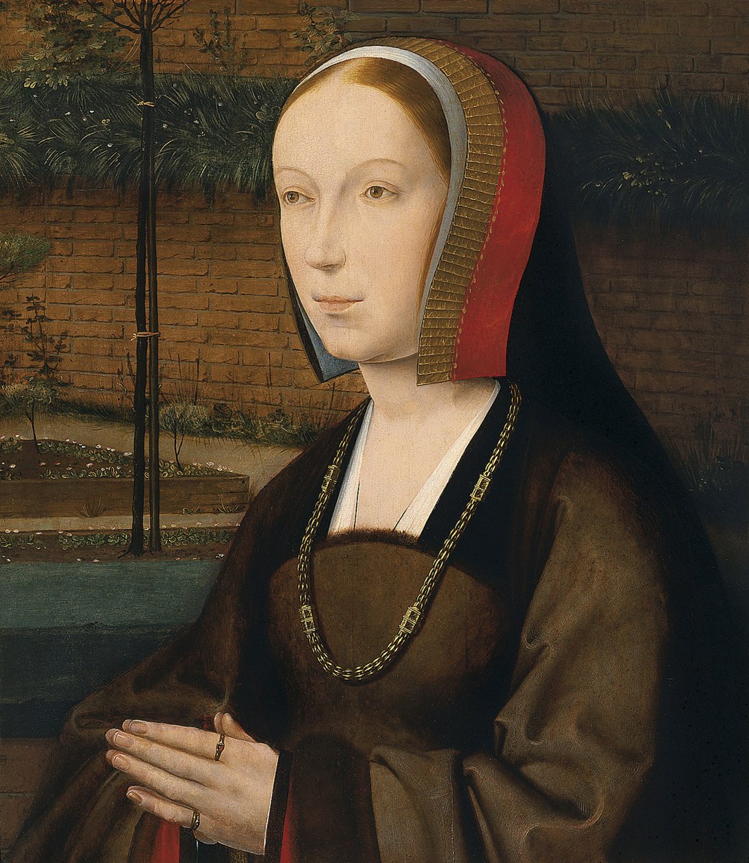 Retrato de una donante femenina de Provost